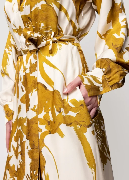 Viscose Maxi-Jurk Met Bloemen
