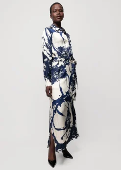 Viscose Maxi-Jurk Met Bloemen