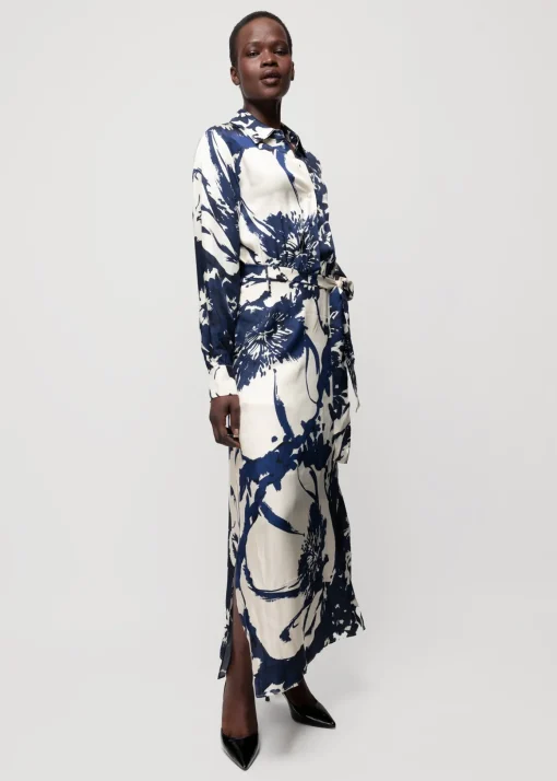 Viscose Maxi-Jurk Met Bloemen