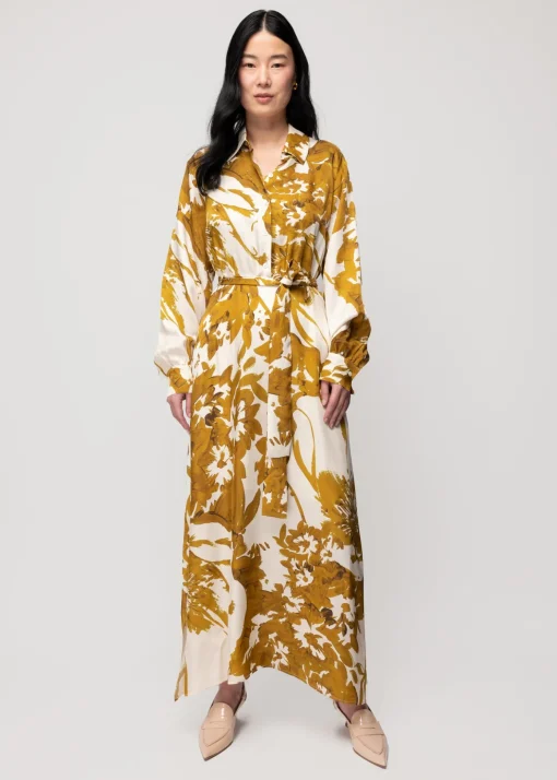 Viscose Maxi-Jurk Met Bloemen