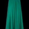 Viscose Midi Rok Groen