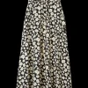 Viscose Midi Rok Met Bloemenprint