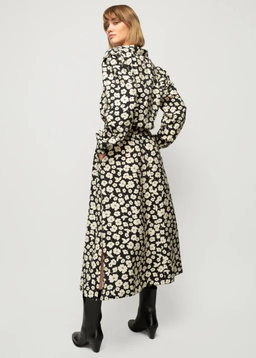 Viscose Midi Rok Met Bloemenprint