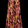 Viscose Midi Rok Met Print