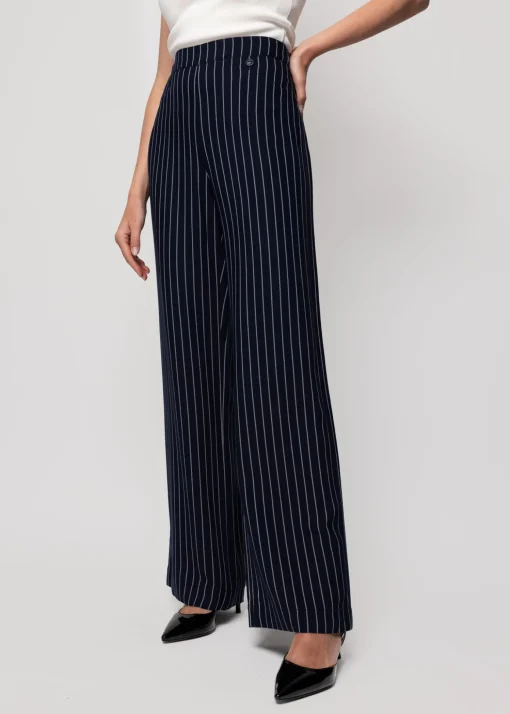 Viscose Pantalon Pin Stripe