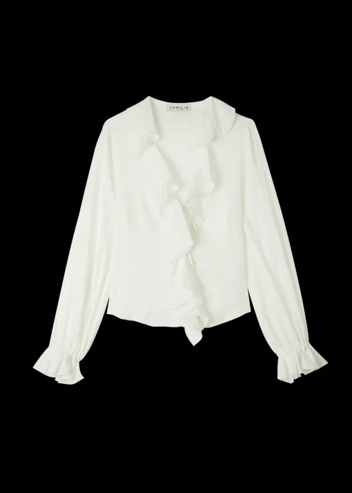Viscose Ruffle Blouse