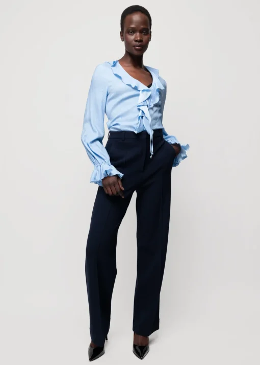 Viscose Ruffle Blouse