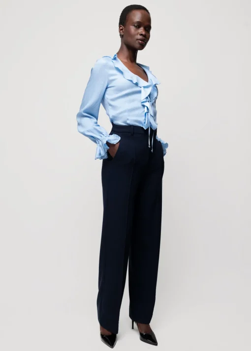 Viscose Ruffle Blouse