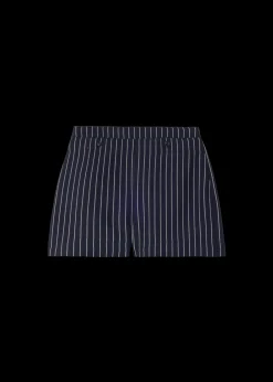 Viscose Short Pin Stripe