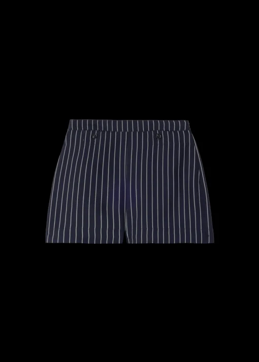 Viscose Short Pin Stripe