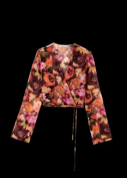 Viscose Wrap Blouse
