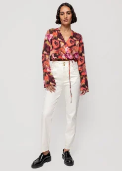 Viscose Wrap Blouse