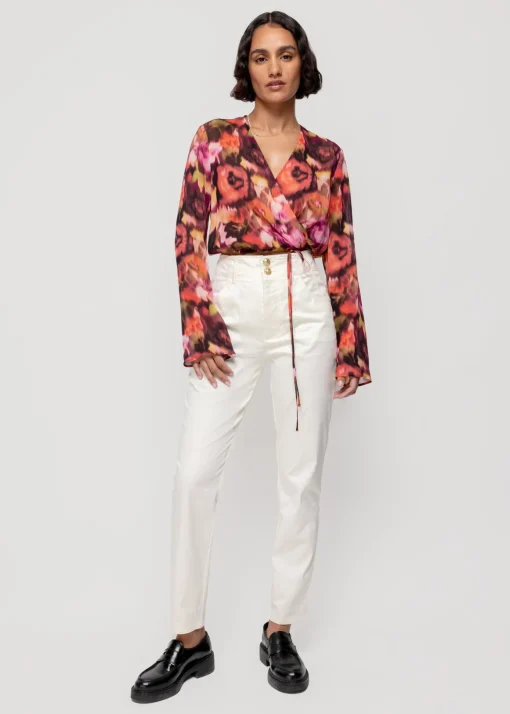 Viscose Wrap Blouse