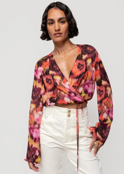 Viscose Wrap Blouse