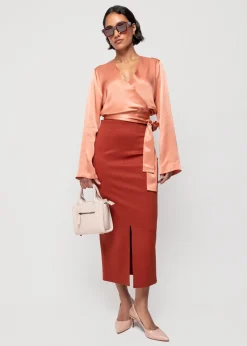 Viscose Wrap Top