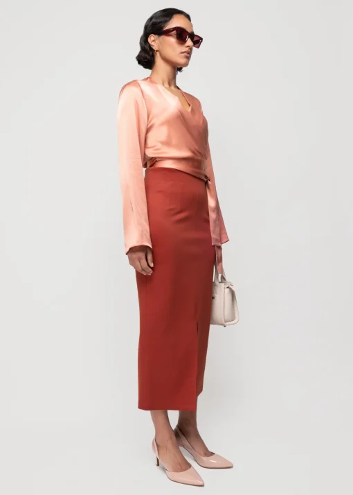 Viscose Wrap Top