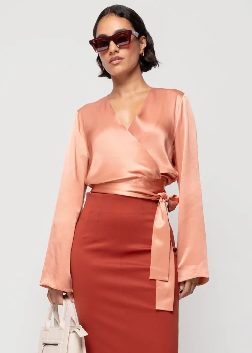 Viscose Wrap Top