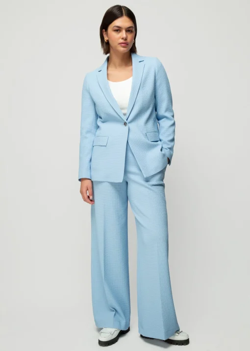 Wafel Structuur Blazer