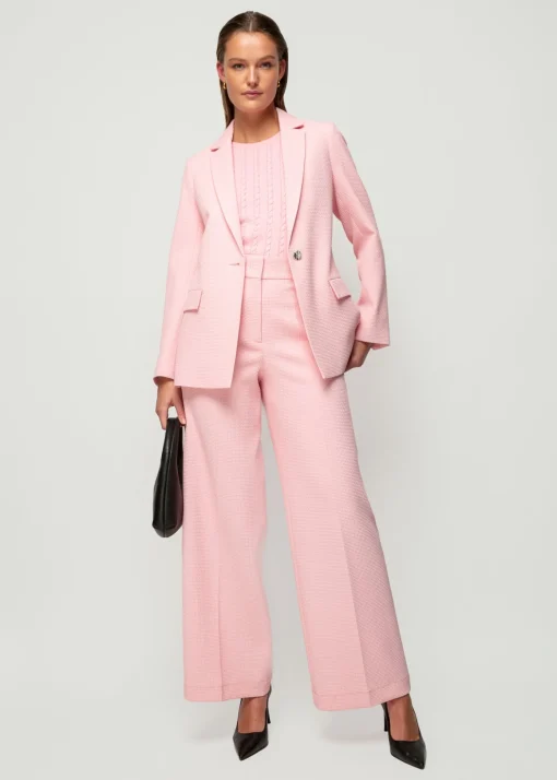 Wafel Structuur Blazer