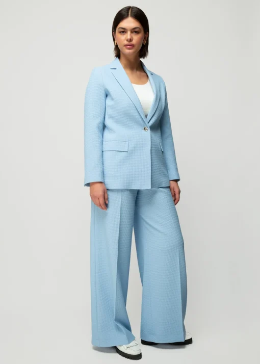 Wafel Structuur Blazer