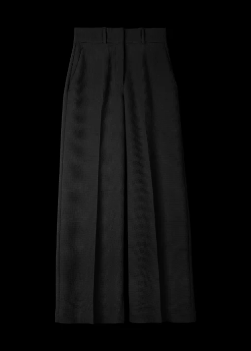 Wafel Structuur Pantalon