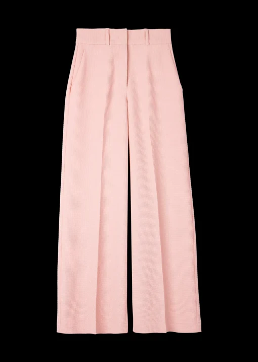 Wafel Structuur Pantalon