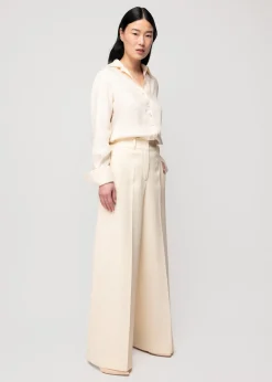 Wafel Structuur Pantalon