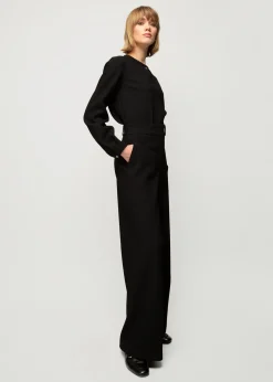 Wafel Structuur Pantalon