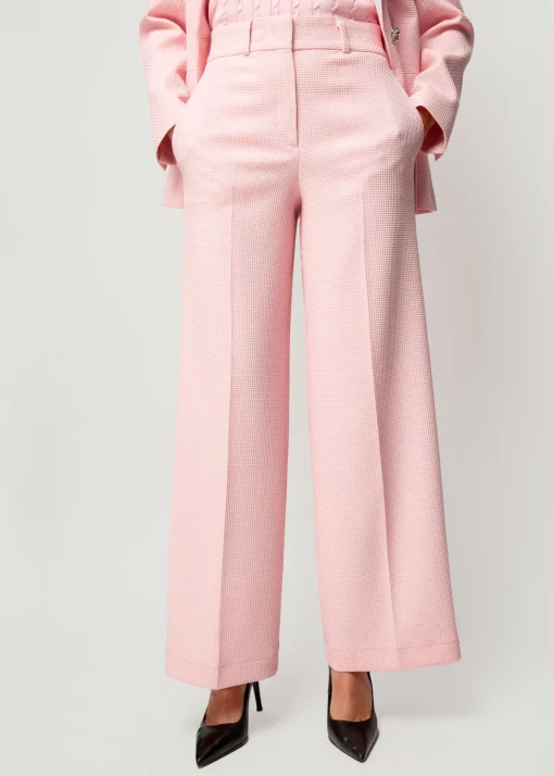 Wafel Structuur Pantalon