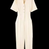 Wafelstructuur Jumpsuit