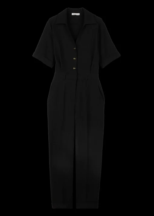 Wafelstructuur Jumpsuit