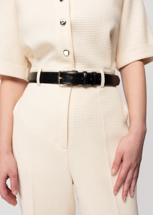 Wafelstructuur Jumpsuit