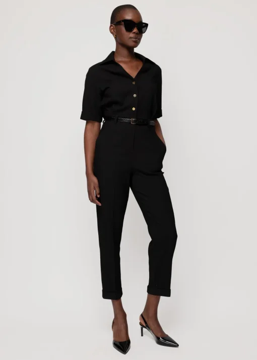 Wafelstructuur Jumpsuit
