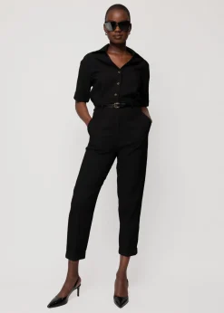 Wafelstructuur Jumpsuit